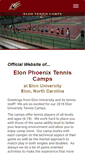 Mobile Screenshot of elontenniscamp.com